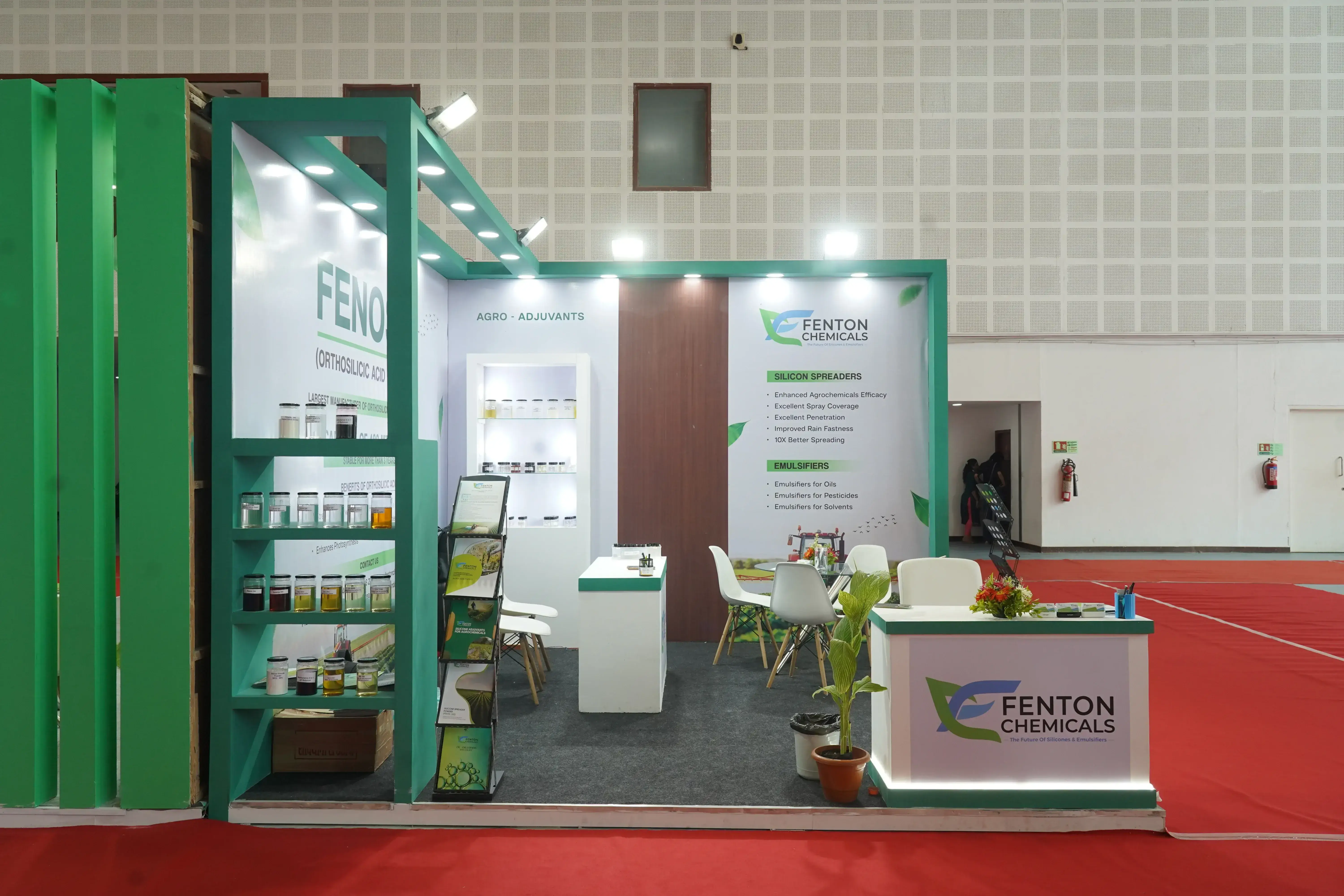 Fenton Chemicals exhibition booth